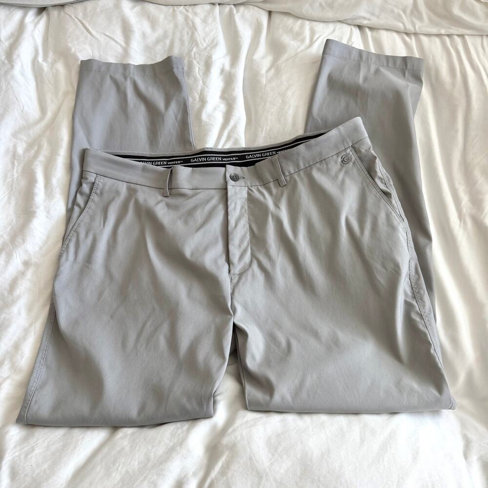 Galvin Green VENTIL8 Golf Pants Grey Men’s Size 38x32